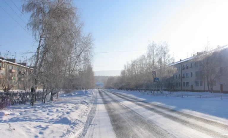 Проспект Строителей в Селенгинске